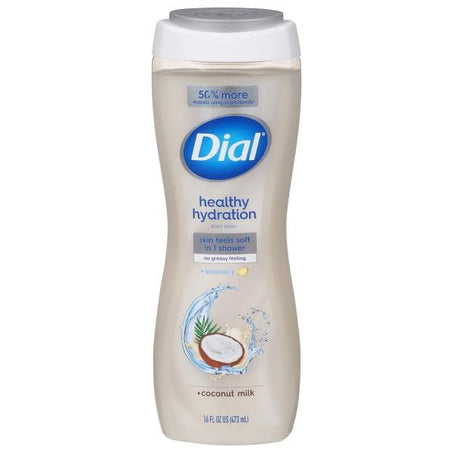 Dial Body Wash, Healthy Hydration, Coconut Milk plus Vitamin E 16 fl oz
