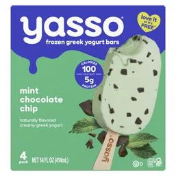 Yasso Frozen Greek Yogurt Bars Mint Chocolate Chip Bars
