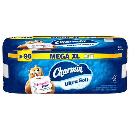 Charmin Soft Toilet Paper 16 Mega XL Rolls