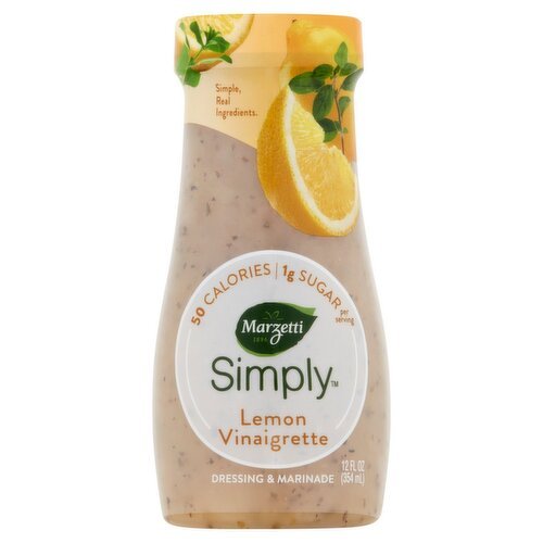 Marzetti Simply Lemon Vinaigrette Dressing & Marinade, 12 fl oz - Green Basket Marco Island