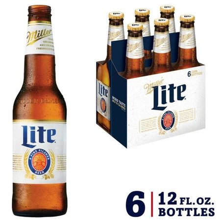 Miller Lite American Light Lager Beer - Green Basket Marco Island