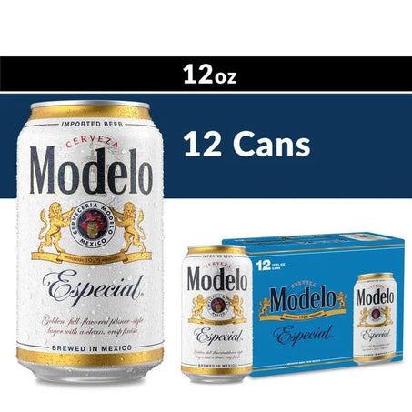 Modelo Especial Mexican Lager Import Beer Cans - Green Basket Marco Island