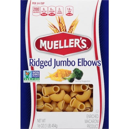 Mueller's Elbows, Ridged Jumbo - Green Basket Marco Island