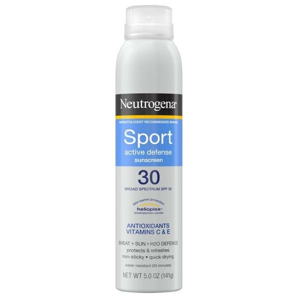 Neutrogena Sport Active Defense SPF 30 Sunscreen Spray 5 oz - Green Basket Marco Island