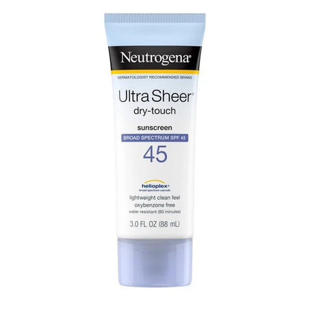 Neutrogena Ultra Sheer Dry - Touch SPF 45 Sunscreen Lotion 3 fl oz - Green Basket Marco Island