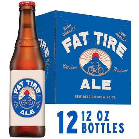 New Belgium Brewing Fat Tire Ale 12pk Bottle - Green Basket Marco Island