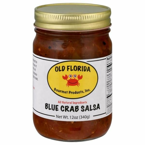 Old Florida Gourmet Blue Crab Salsa 12 oz - Green Basket Marco Island