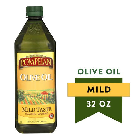Pompeian Mild Taste Olive Oil 32 fl oz - Green Basket Marco Island