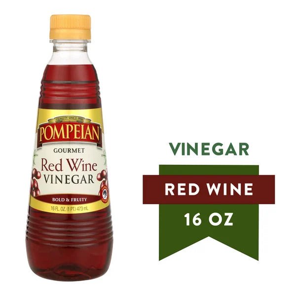 Pompeian Red Wine Vinegar 16 fl oz - Green Basket Marco Island