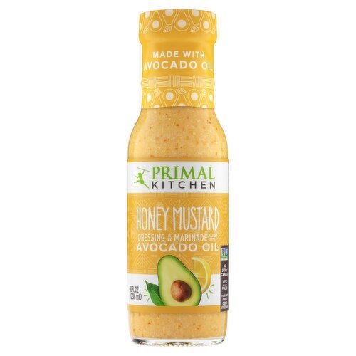 Primal Kitchen Honey Mustard Dressing & Marinade, 8 fl oz - Green Basket Marco Island