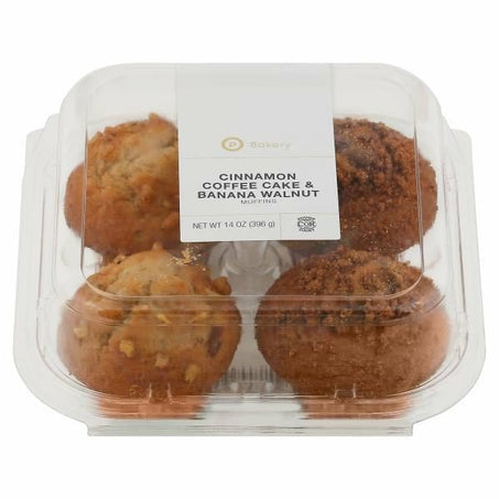 Publix Bakery Muffins, Cinnamon Coffee Cake & Banana Walnut - Green Basket Marco Island