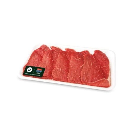 Publix Bottom Round Steaks, Thin Sliced, Usda Choice Beef - Green Basket Marco Island