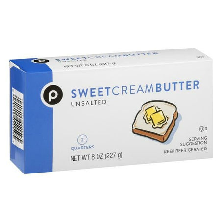 Publix Butter, Sweet Cream, Unsalted 8 oz - Green Basket Marco Island