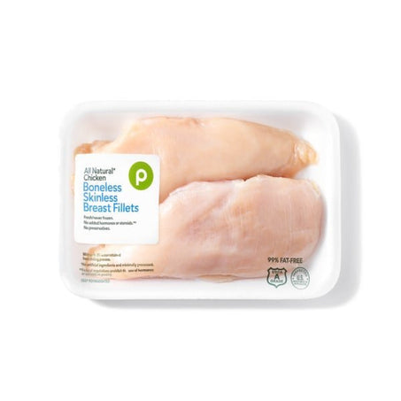 Publix Chicken Fillets, 99% Fat - Free, USDA Grade A, Vegetable Fed - Green Basket Marco Island