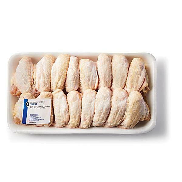 Publix Chicken Wings (4 lb or more pkg), USDA Grade A, Vegetable Fed - Green Basket Marco Island