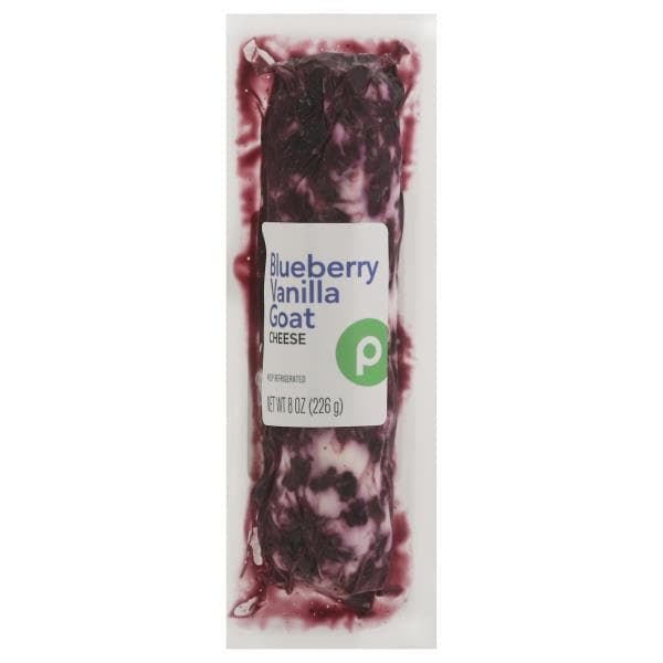 Publix Deli Cheese, Goat, Blueberry Vanilla 8 oz - Green Basket Marco Island
