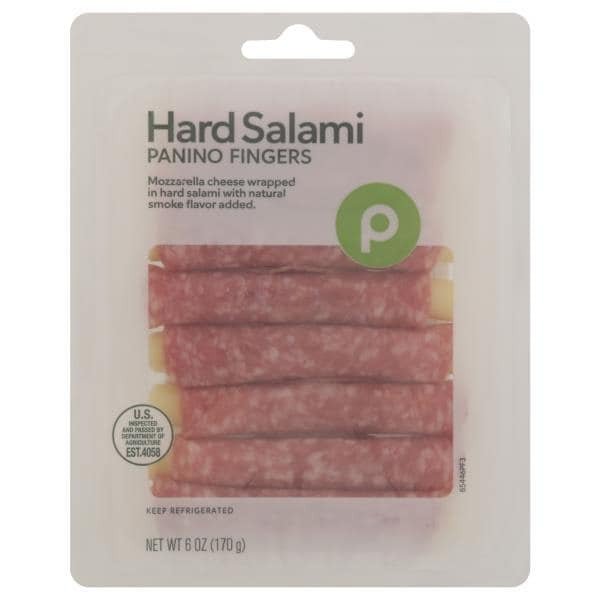 Publix Deli Panino Fingers, Hard Salami - Green Basket Marco Island