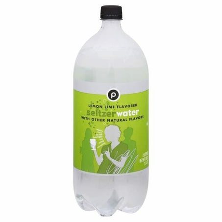 Publix Lemon Lime Seltzer Water 2 L - Green Basket Marco Island