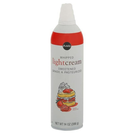 Publix Light Cream, Whipped 14 oz - Green Basket Marco Island