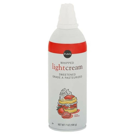 Publix Light Cream, Whipped 7 oz - Green Basket Marco Island
