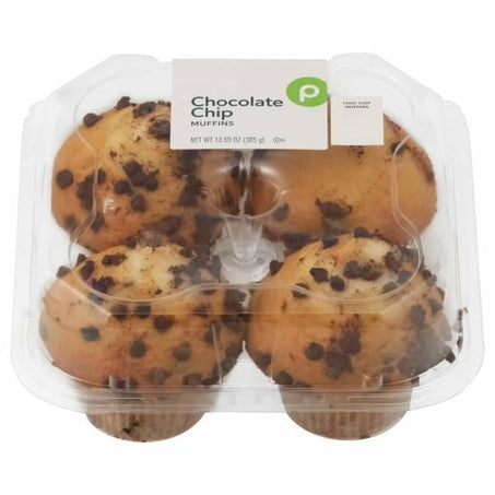 Publix Muffins, Chocolate Chip - Green Basket Marco Island