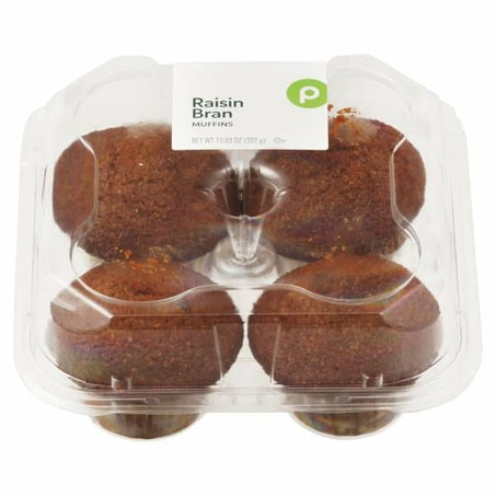 Publix Muffins, Raisin Bran - Green Basket Marco Island