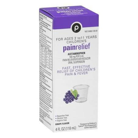 Publix Pain Relief, Cherry Flavor 4 oz - Green Basket Marco Island