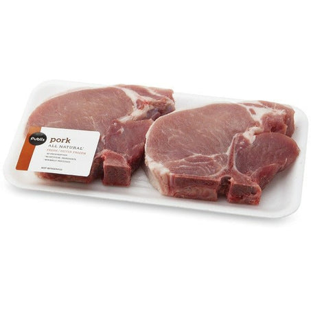 Publix Pork Loin Chops, Center Cut - Green Basket Marco Island
