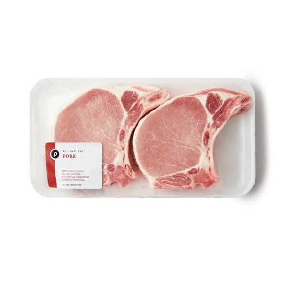 Publix Pork Loin Rib Chops, Center Cut - Green Basket Marco Island