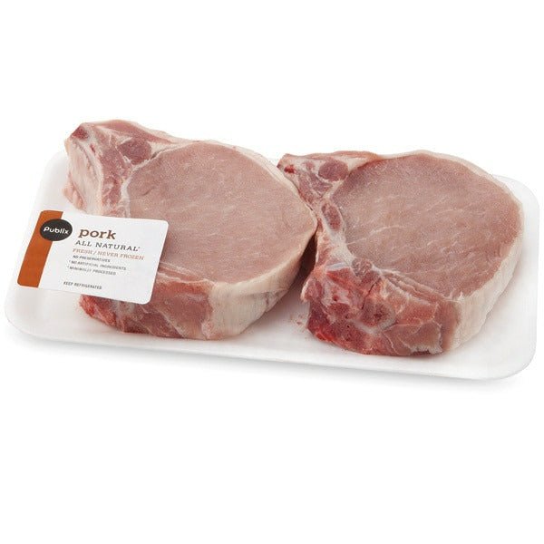 Publix Pork Loin Rib Chops, Thick Cut - Green Basket Marco Island