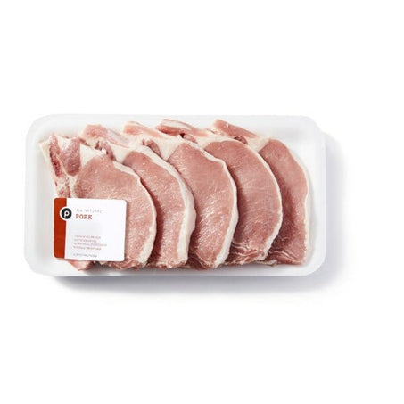 Publix Pork Loin Rib Chops, Thinly Sliced - Green Basket Marco Island