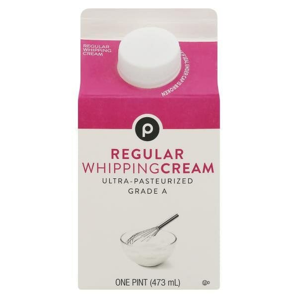 Publix Regular Whipping Cream 16 fl oz - Green Basket Marco Island