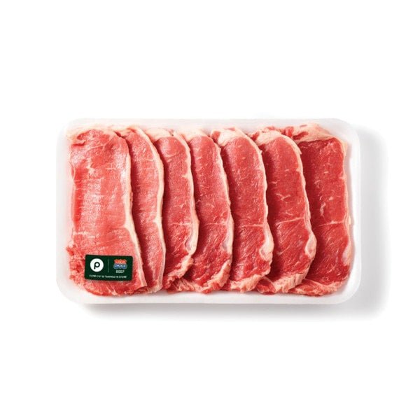 Publix Thin Sliced New York Strip Steak, Boneless Usda Choice Beef - Green Basket Marco Island