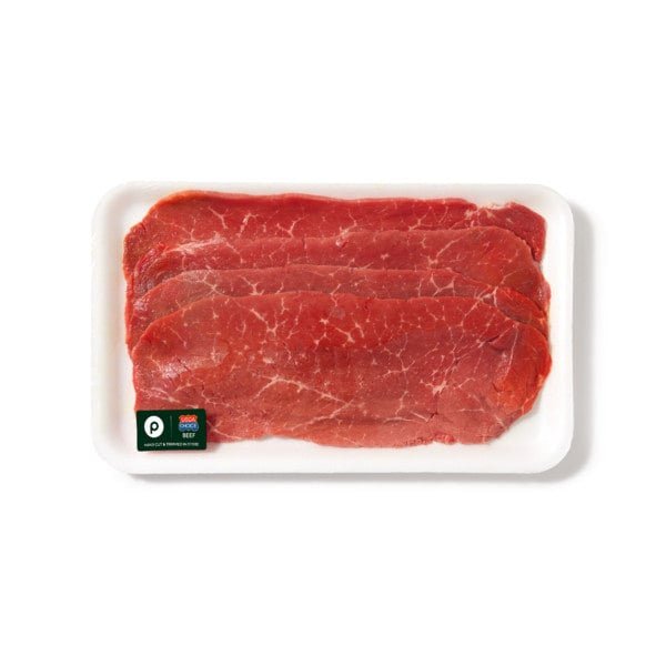Publix Thin - Sliced Top Round Steak, USDA Choice Beef - Green Basket Marco Island