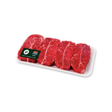 Publix Top Blade Steaks Boneless, USDA Choice Beef - Green Basket Marco Island