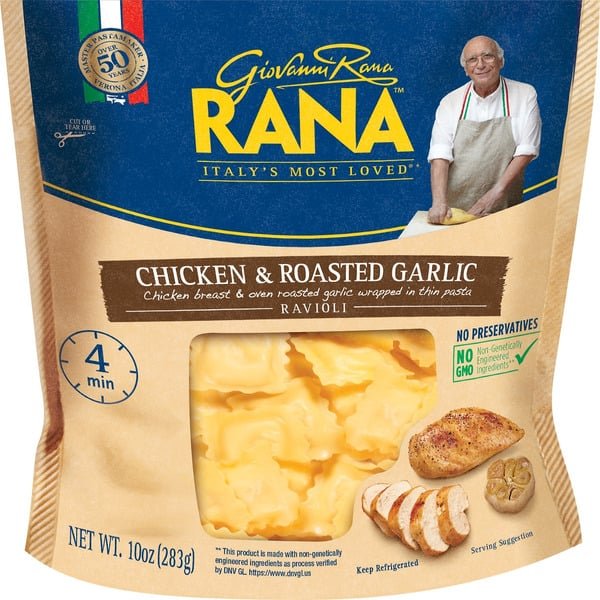 Rana Chicken & Roasted Garlic Ravioli 10 oz - Green Basket Marco Island