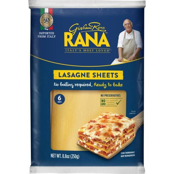 Rana Lasagne Sheets 8.8 oz - Green Basket Marco Island