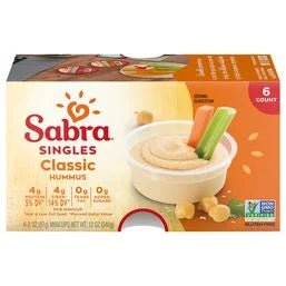 Sabra Hummus Classic Singles - Green Basket Marco Island