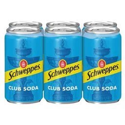 Schweppes Club Soda 6x7.5 fl oz - Green Basket Marco Island