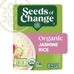 SEEDS OF CHANGE Organic Aromatic Jasmine Rice Pouch - Green Basket Marco Island