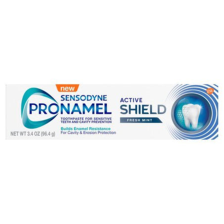 Sensodyne ProNamel Active Shield Fresh Mint Toothpaste, 3.4 oz - Green Basket Marco Island