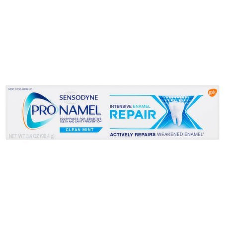 Sensodyne Pronamel Intensive Enamel Repair Clean Mint Toothpaste, 3.4 oz - Green Basket Marco Island