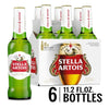 Stella Artois Lager, 12 Pack Beer - 11.2 Fl Oz Bottles - Green Basket Marco Island