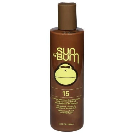 Sun Bum Sunscreen Browning Lotion, Premium, Broad Spectrum SPF 15 - Green Basket Marco Island