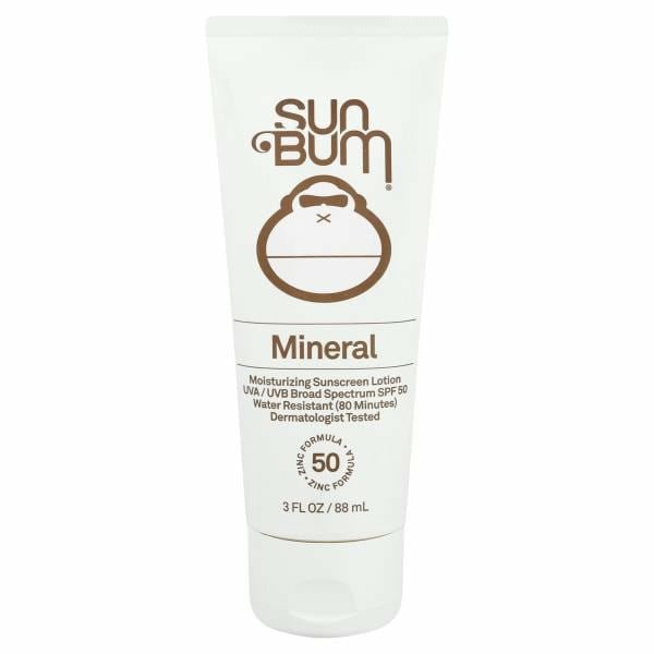 Sun Bum Sunscreen Lotion, Mineral, Broad Spectrum SPF 50 3 fl oz - Green Basket Marco Island