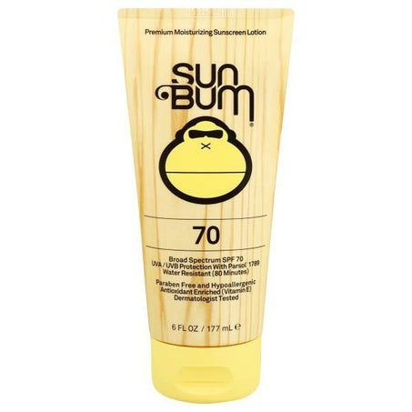 Sun Bum Sunscreen Lotion, Moisturizing, Premium, Broad Spectrum SPF 70 6 fl oz - Green Basket Marco Island