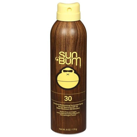 Sun Bum Sunscreen Spray, Moisturizing, Broad Spectrum SPF 30 6 oz - Green Basket Marco Island