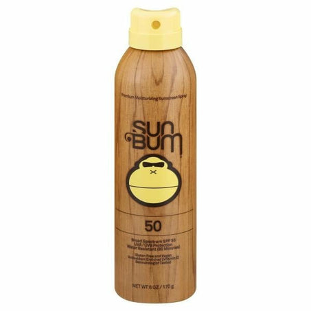 Sun Bum Sunscreen Spray, Moisturizing, Broad Spectrum SPF 50 6 oz - Green Basket Marco Island