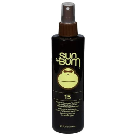 Sun Bum Sunscreen Tanning Oil, Premium, Broad Spectrum SPF 15 8.5 fl oz - Green Basket Marco Island