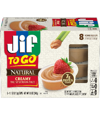 Jif To Go Natural Peanut Butter